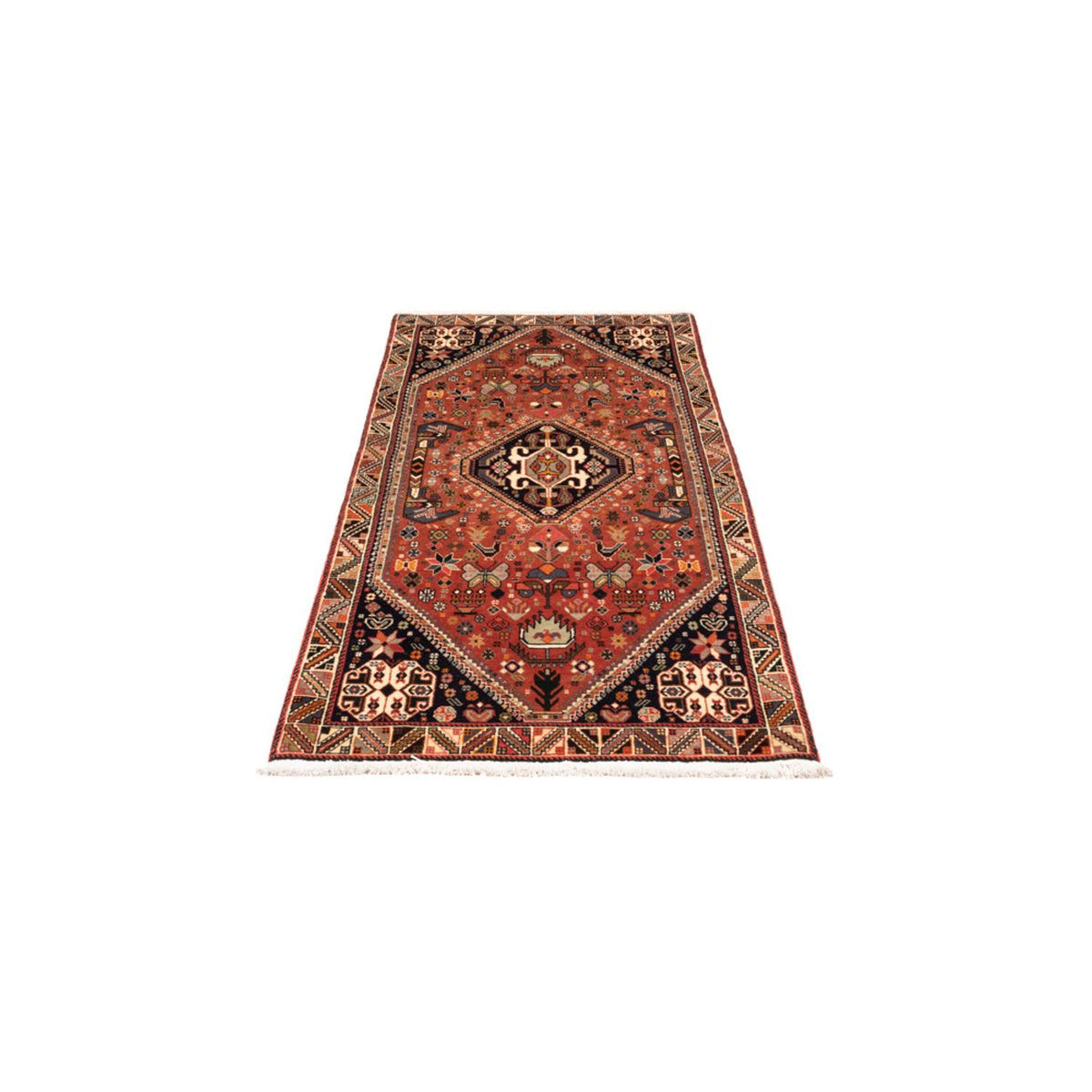 Tapis de couloir Tapis persan - Nomadic - 197 x 80 cm - rouge