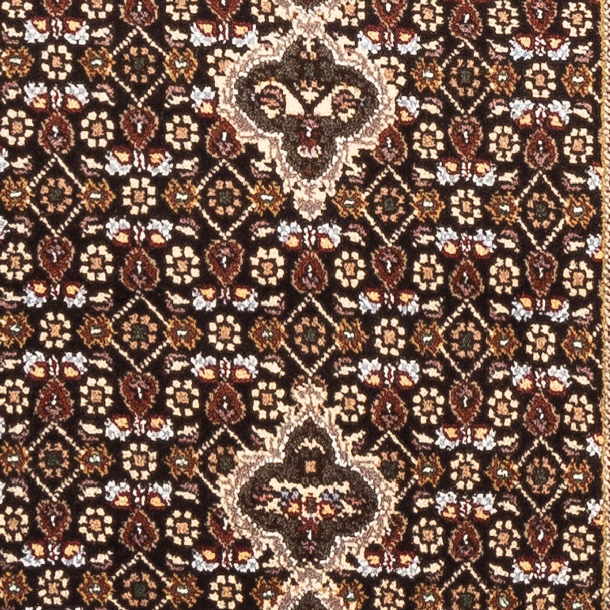 Tapis de couloir Tapis persan - Tabriz - Royal - 196 x 75 cm - bleu foncé