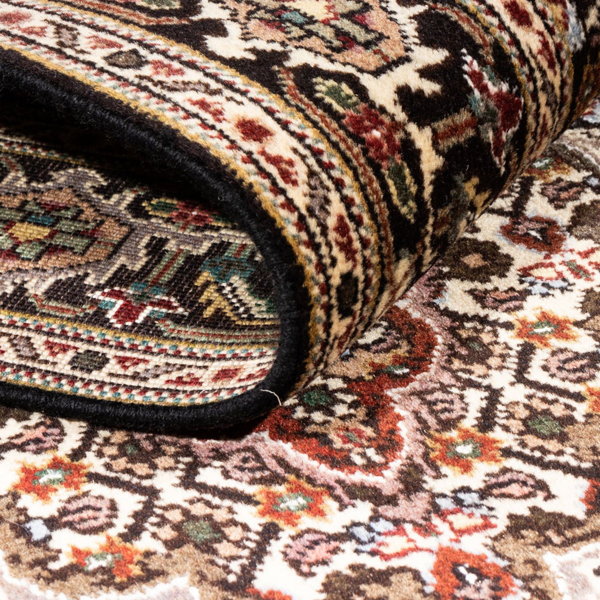 Tapis de couloir Tapis persan - Tabriz - Royal - 196 x 75 cm - bleu foncé