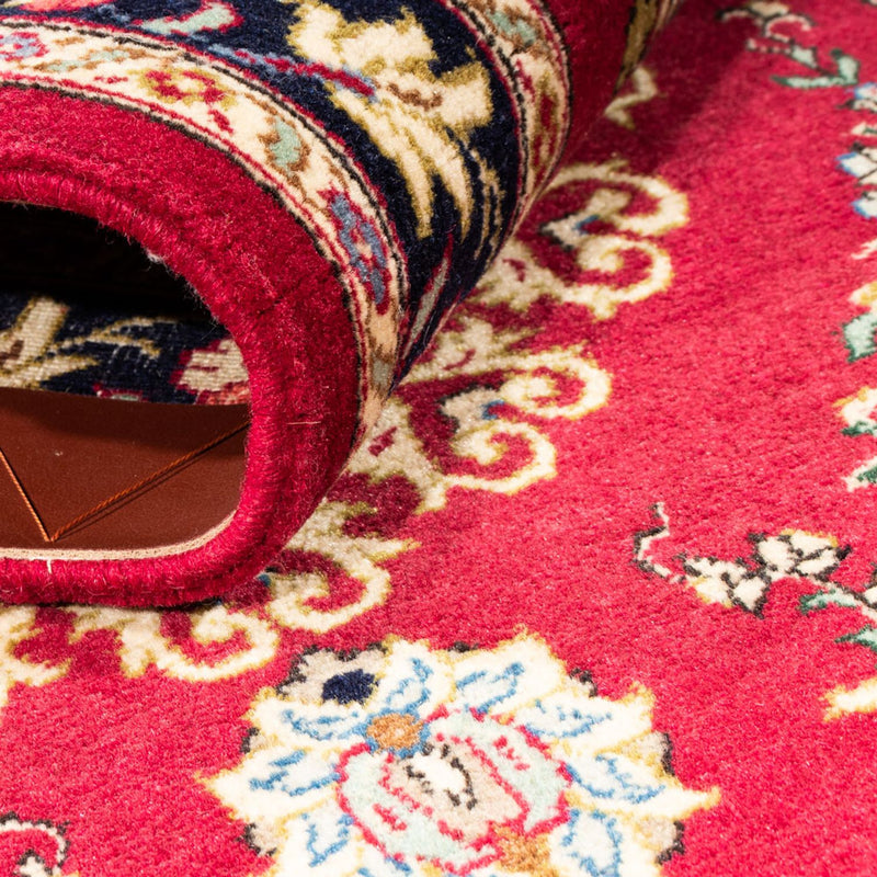 Tapis de couloir Tapis persan - Ghom - 215 x 65 cm - rouge