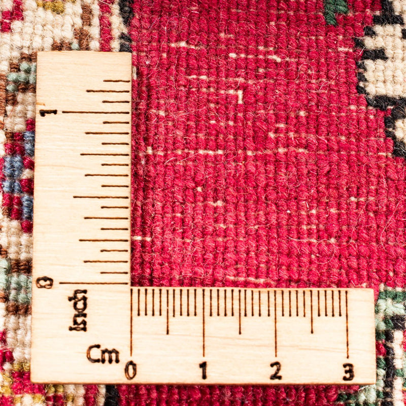 Tapis de couloir Tapis persan - Ghom - 215 x 65 cm - rouge