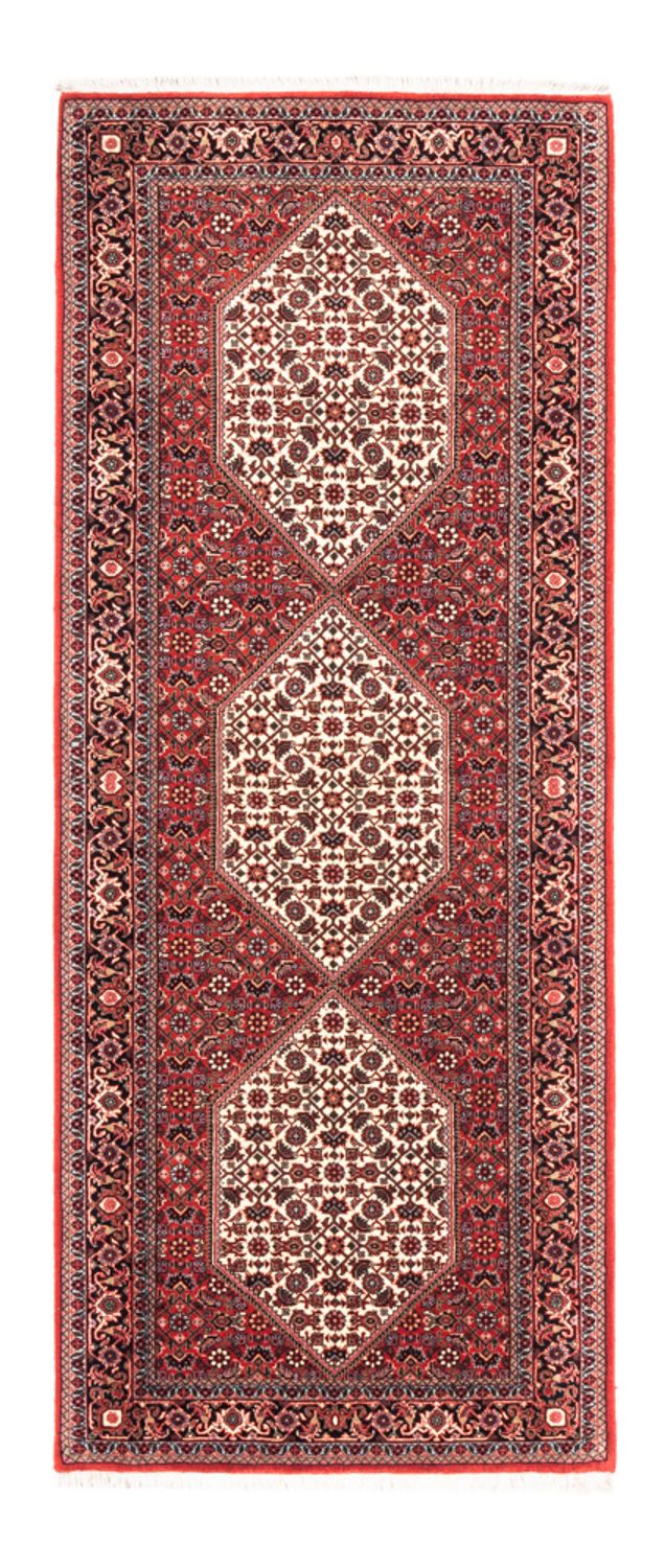 Tapis de couloir Tapis persan - Bidjar - 196 x 80 cm - rouge