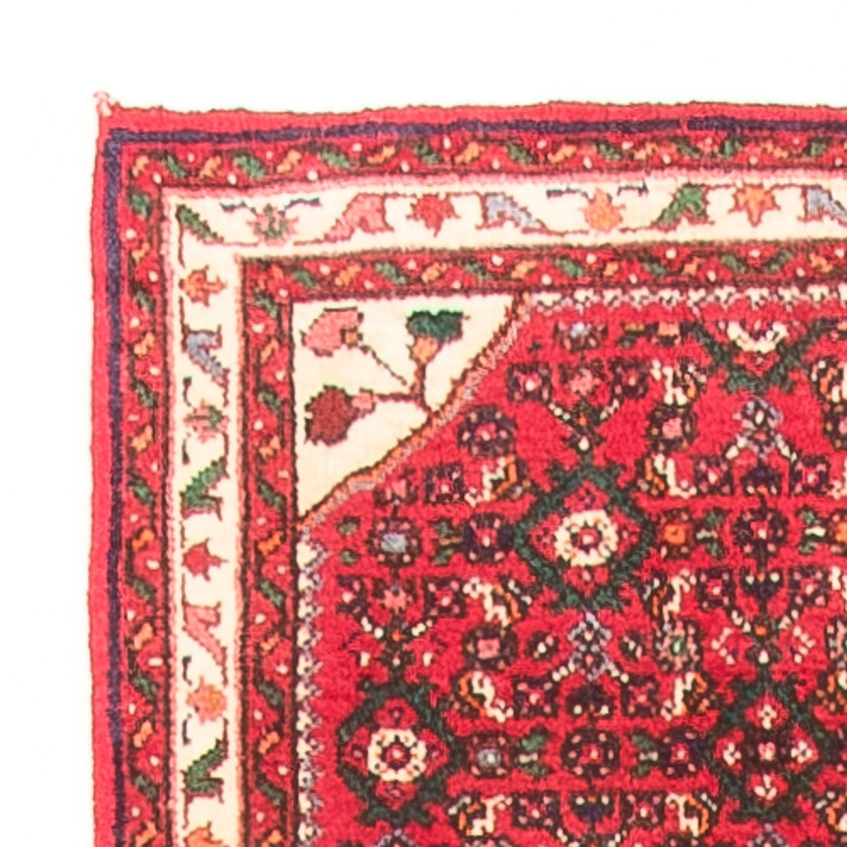 Tapis de couloir Tapis persan - Nomadic - 392 x 77 cm - rouge