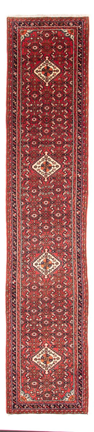 Tapis de couloir Tapis persan - Nomadic - 400 x 80 cm - bleu foncé