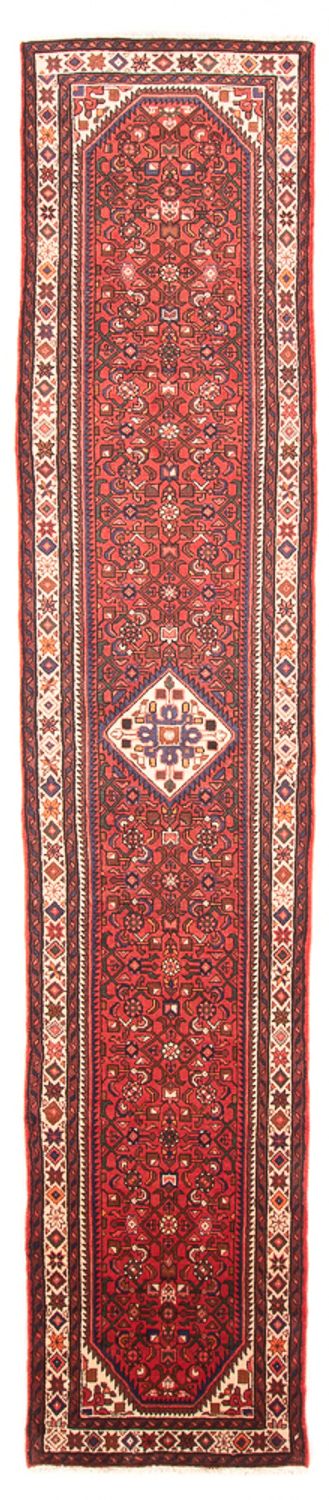 Tapis de couloir Tapis persan - Nomadic - 382 x 75 cm - rouge