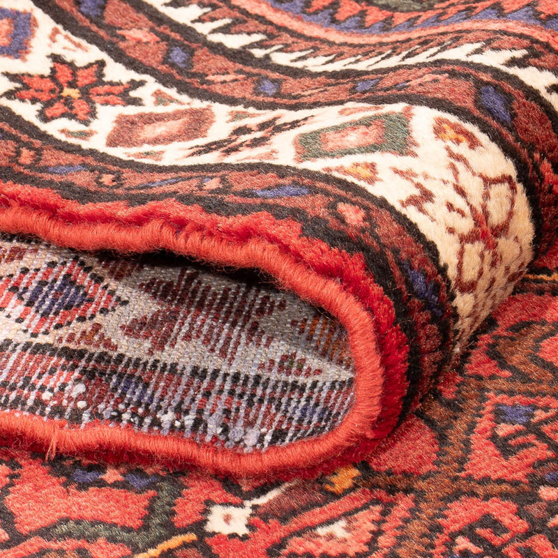 Tapis de couloir Tapis persan - Nomadic - 382 x 75 cm - rouge