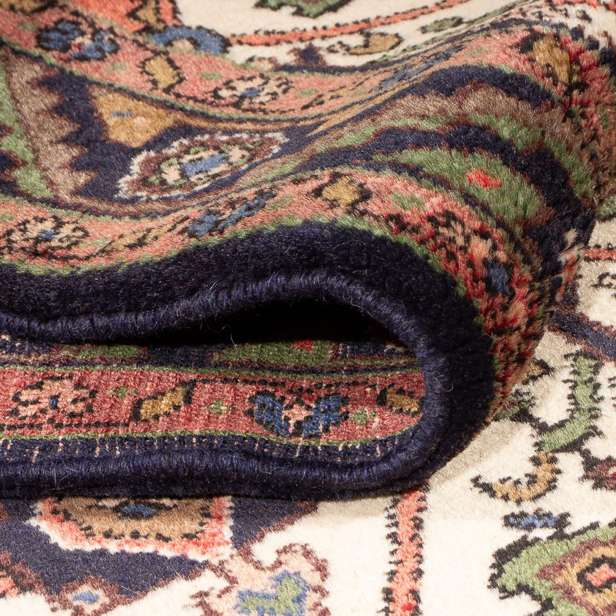 Tapis de couloir Tapis persan - Nomadic - 283 x 94 cm - crème