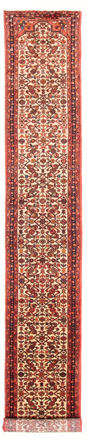 Tapis de couloir Tapis Kelim - Oriental - 408 x 70 cm - beige