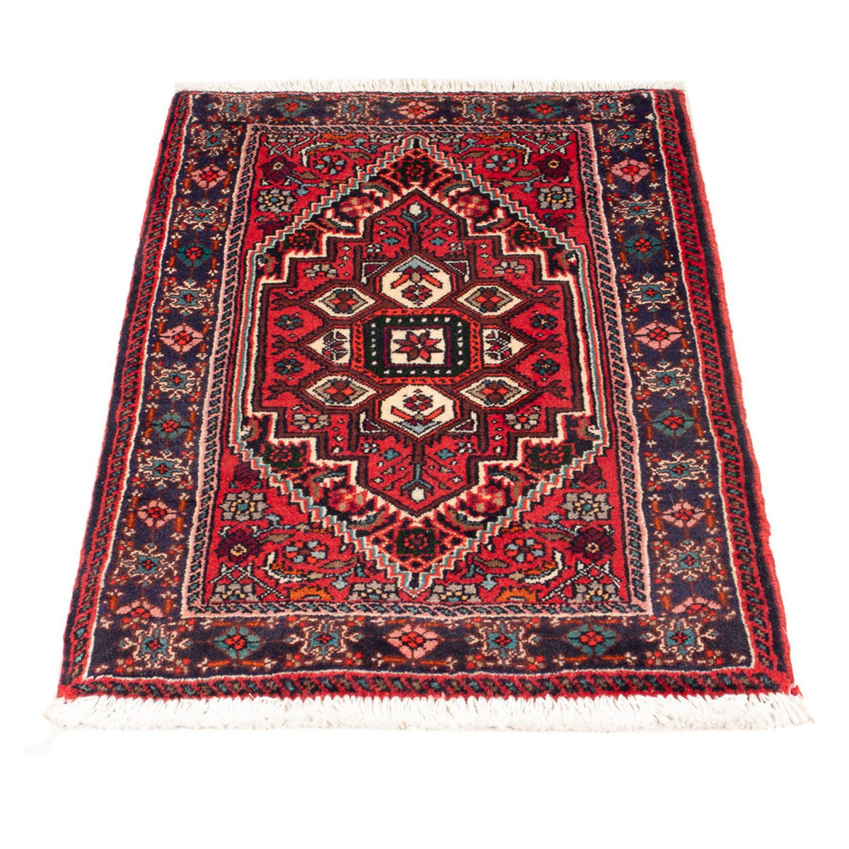 Tapis persan - Nomadic - 88 x 48 cm - rouge