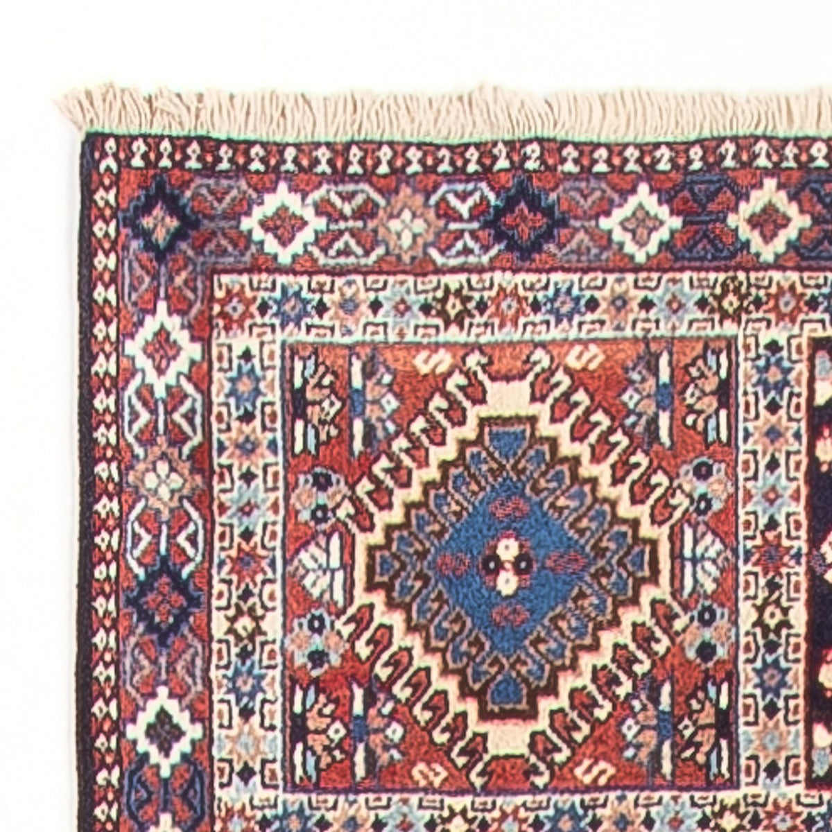 Tapis de couloir Tapis persan - Nomadic - 568 x 80 cm - multicolore