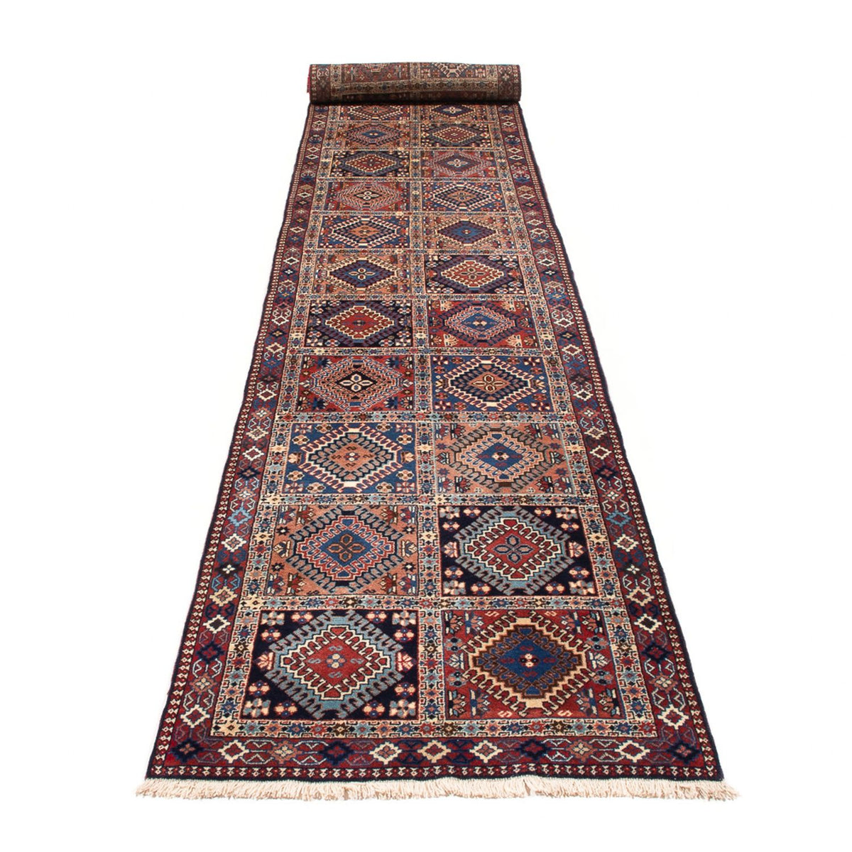 Tapis de couloir Tapis persan - Nomadic - 568 x 80 cm - multicolore