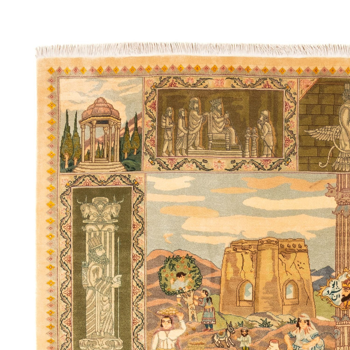 Tapis persan - Tabriz - Royal - 263 x 175 cm - multicolore