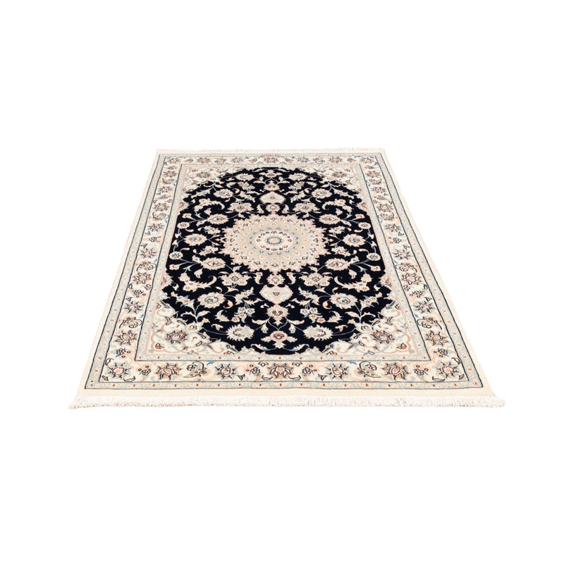 Tapis persan - Nain - Premium - 159 x 105 cm - bleu foncé