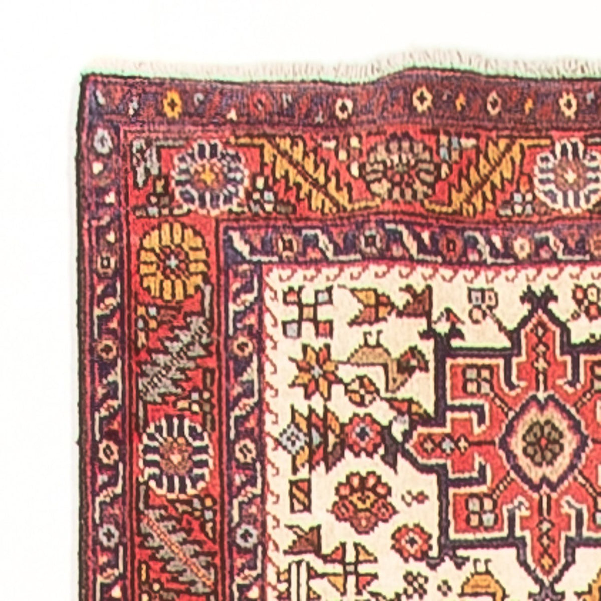 Tapis de couloir Tapis persan - Nomadic - 388 x 77 cm - beige