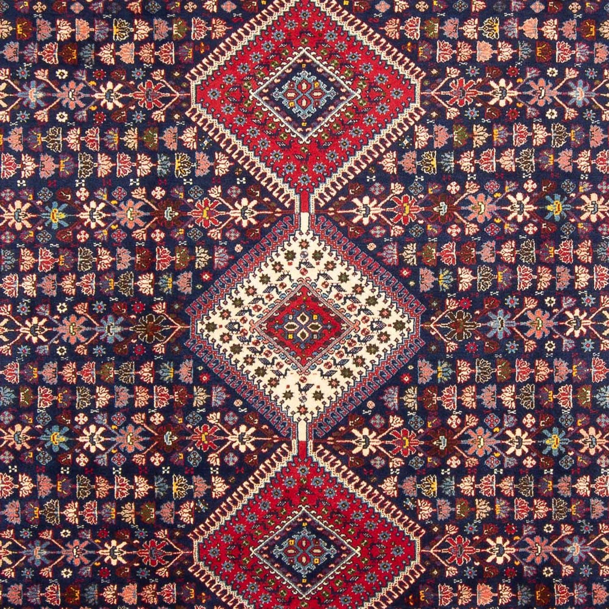 Tapis persan - Nomadic - 300 x 200 cm - bleu foncé