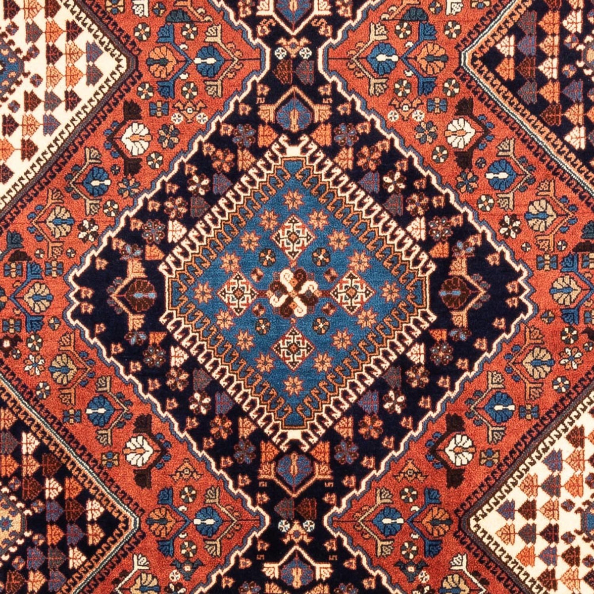 Tapis persan - Nomadic - 258 x 160 cm - rouge