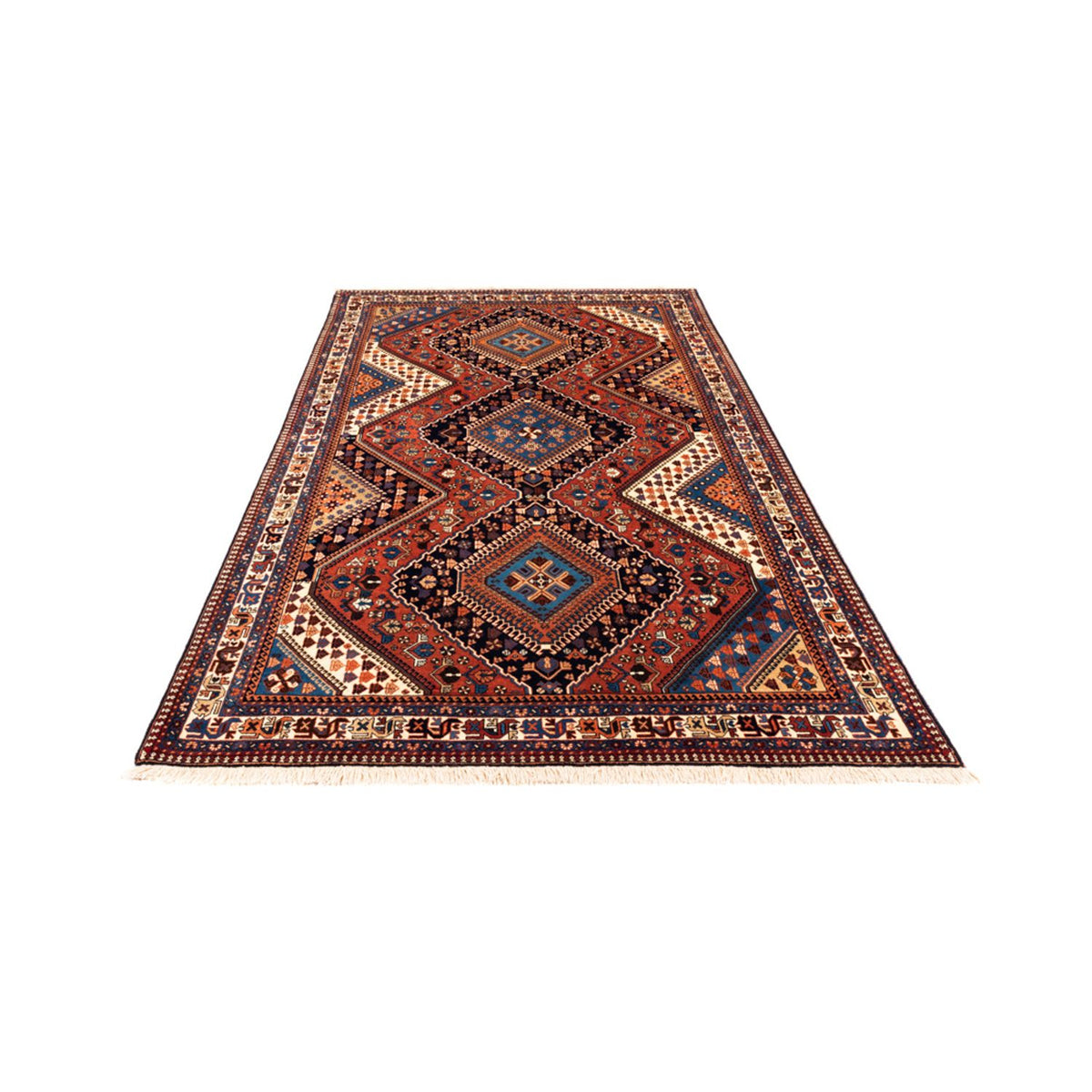 Tapis persan - Nomadic - 258 x 160 cm - rouge