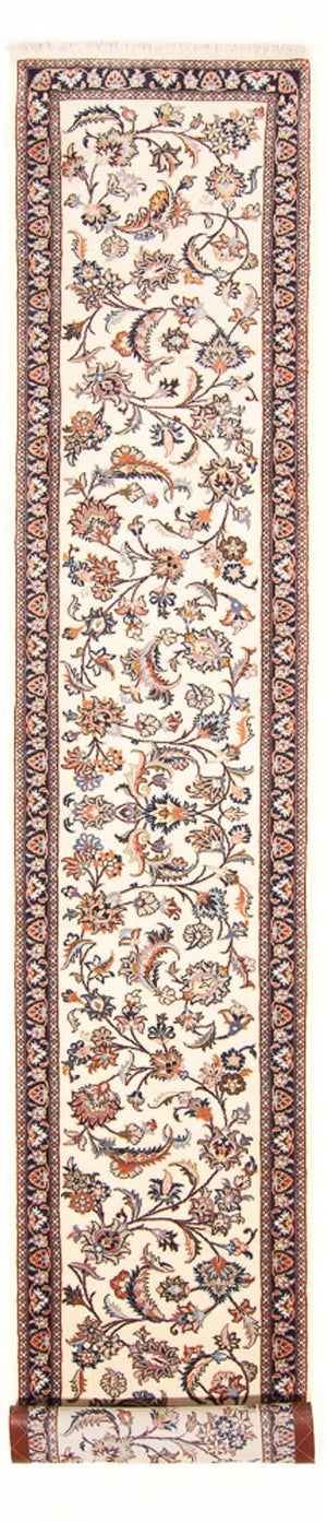 Tapis de couloir Tapis persan - Classique - 393 x 75 cm - crème