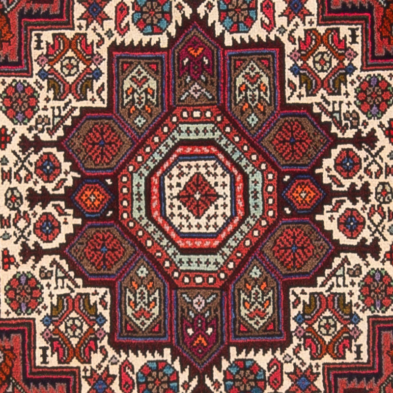 Tapis persan - Nomadic - 134 x 68 cm - rouge clair