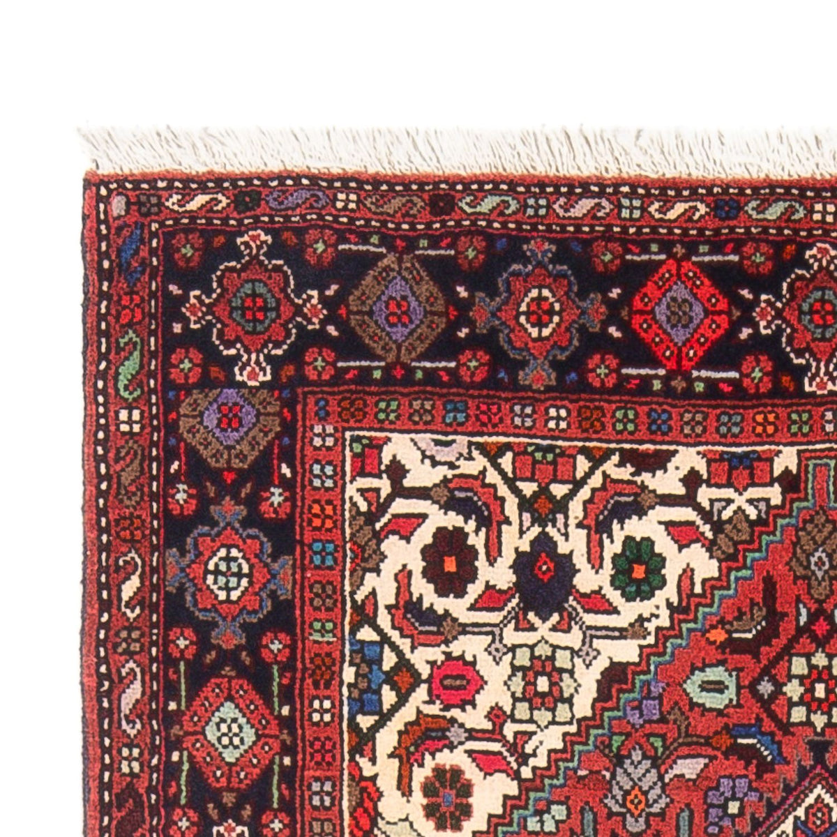 Tapis persan - Nomadic - 134 x 68 cm - rouge clair