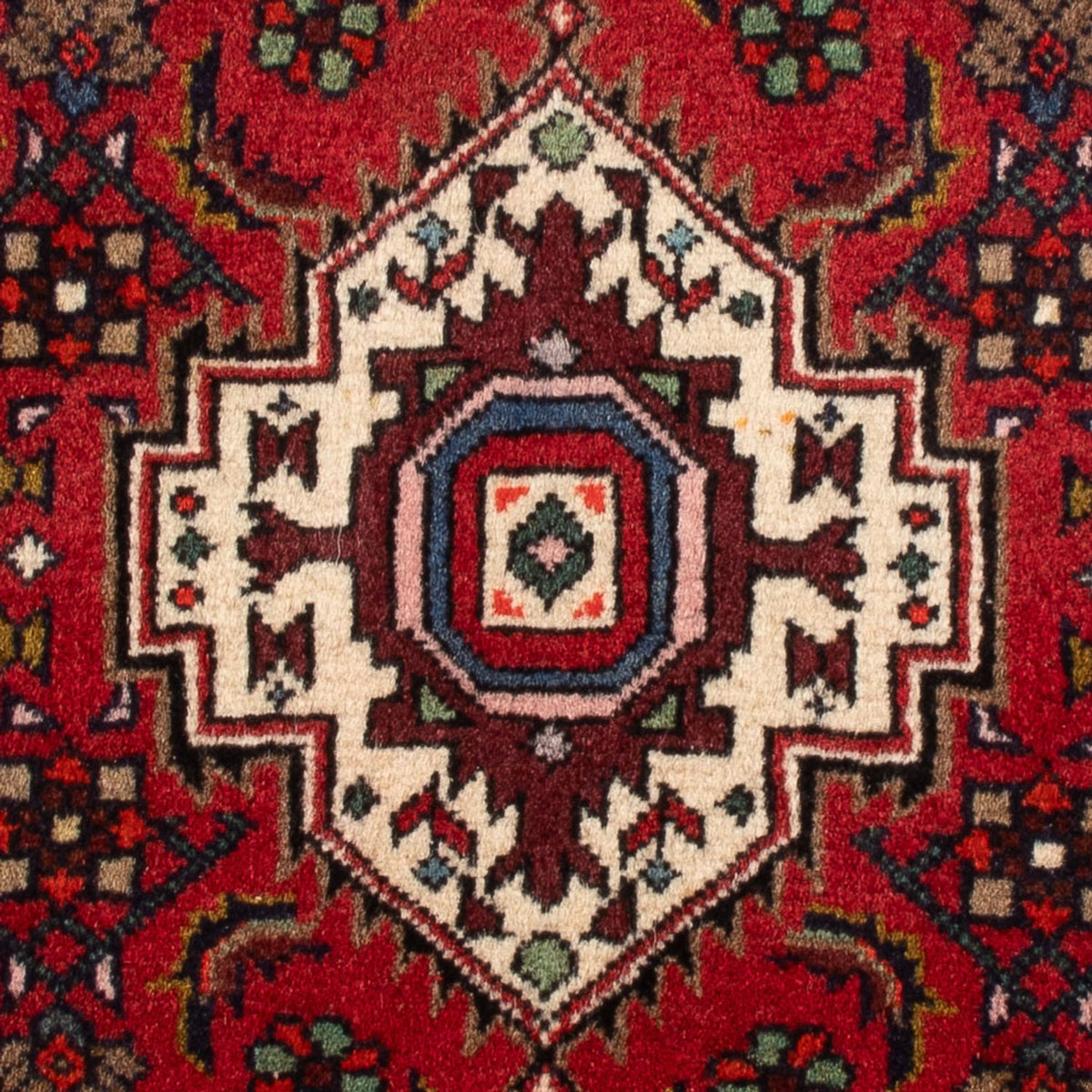 Tapis persan - Nomadic - 95 x 60 cm - rouge