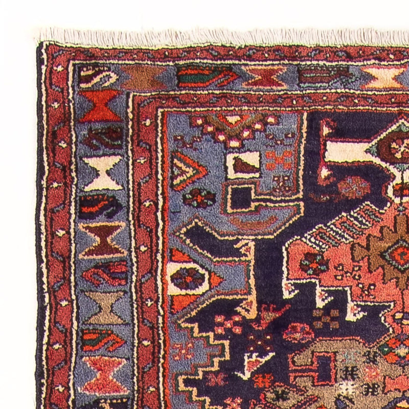 Tapis de couloir Tapis persan - Nomadic - 390 x 103 cm - bleu foncé