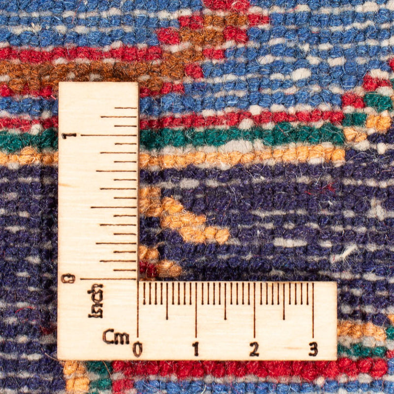 Tapis de couloir Tapis persan - Nomadic - 390 x 103 cm - bleu foncé