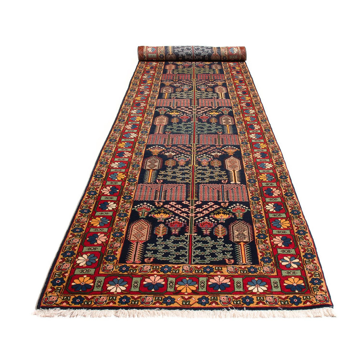 Tapis de couloir Tapis persan - Nomadic - 486 x 97 cm - multicolore
