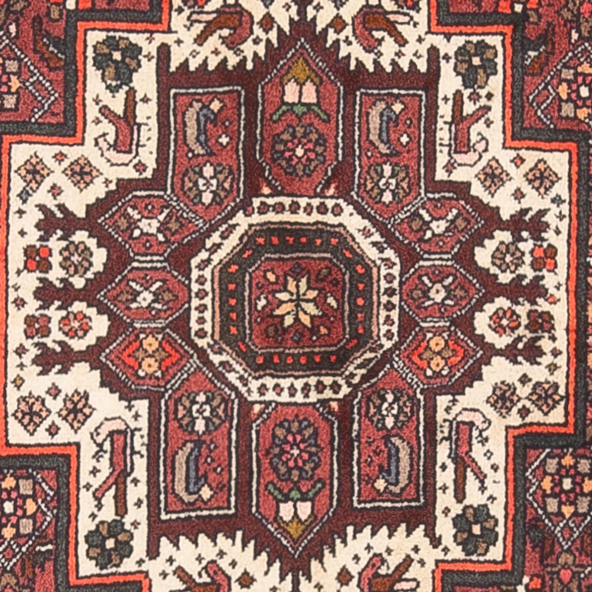 Tapis persan - Nomadic - 130 x 82 cm - crème