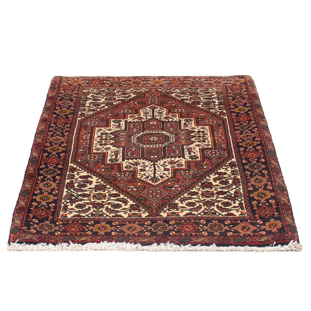 Tapis persan - Nomadic - 130 x 82 cm - crème