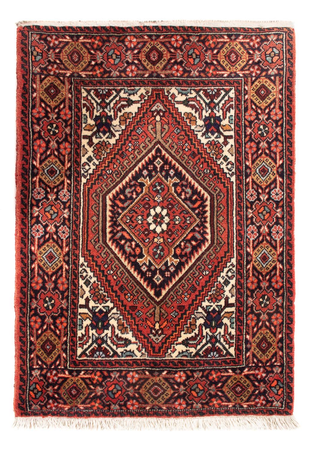 Tapis persan - Nomadic - 72 x 53 cm - rouge