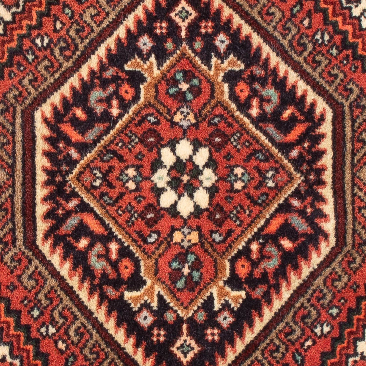 Tapis persan - Nomadic - 72 x 53 cm - rouge
