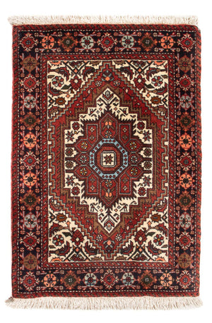 Tapis persan - Nomadic - 74 x 50 cm - rouge