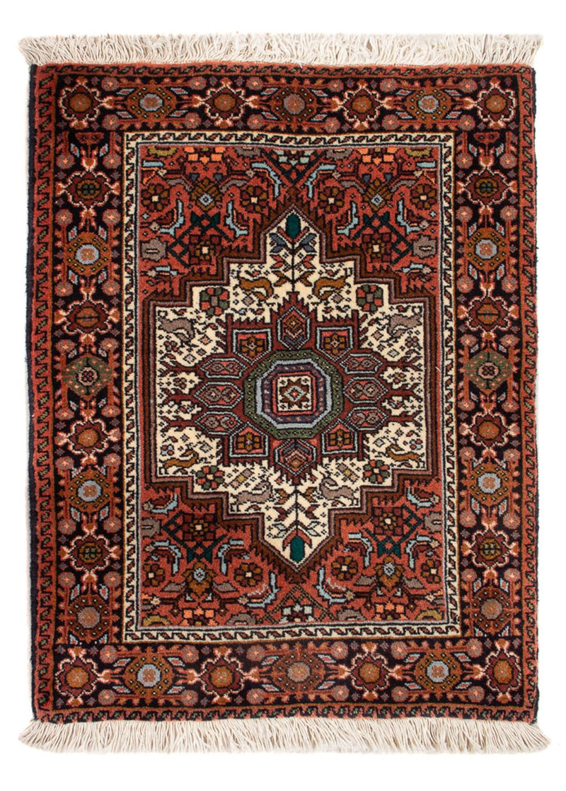 Tapis persan - Nomadic - 65 x 50 cm - rouge