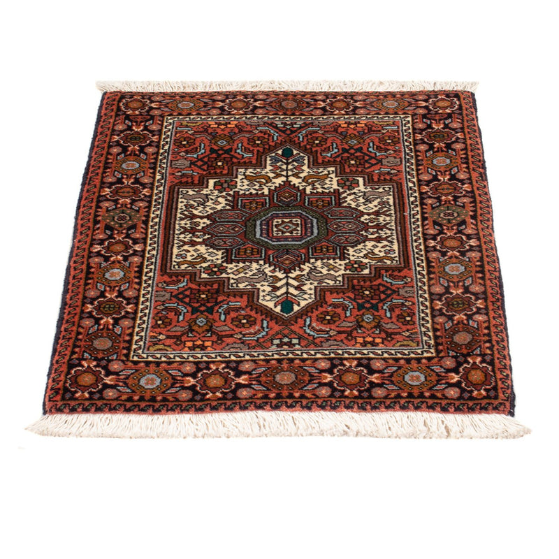 Tapis persan - Nomadic - 65 x 50 cm - rouge