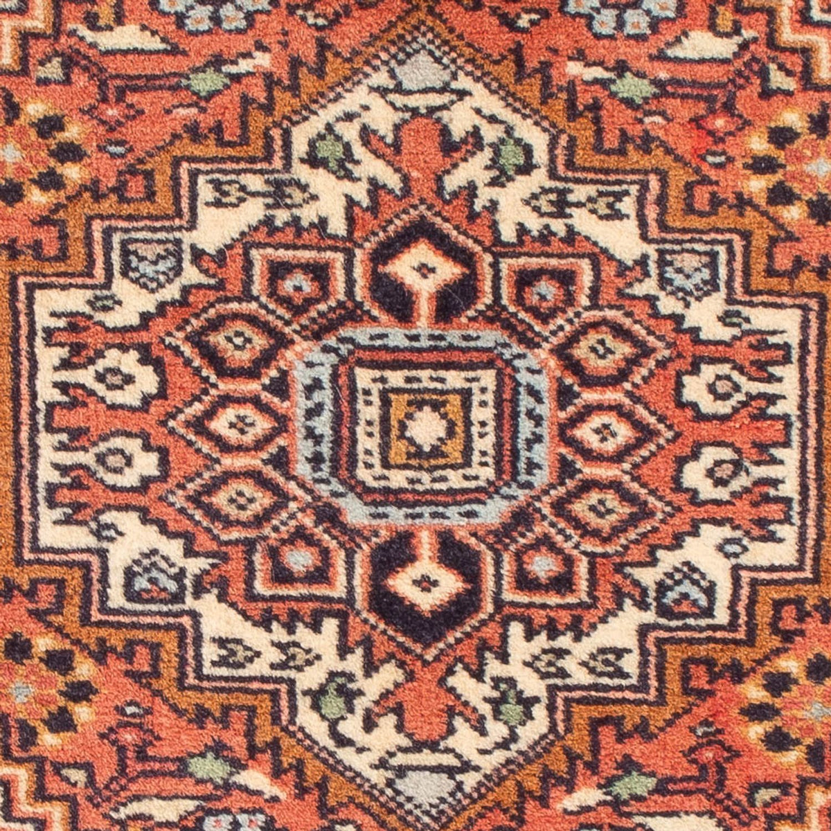 Tapis persan - Nomadic - 68 x 54 cm - rouge