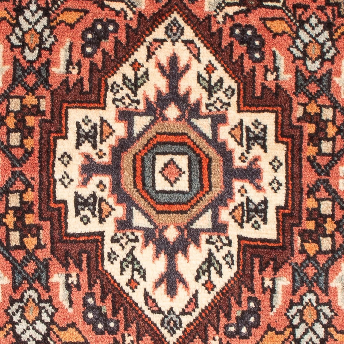 Tapis persan - Nomadic - 80 x 53 cm - rouge