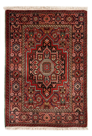 Tapis persan - Nomadic - 78 x 54 cm - rouge