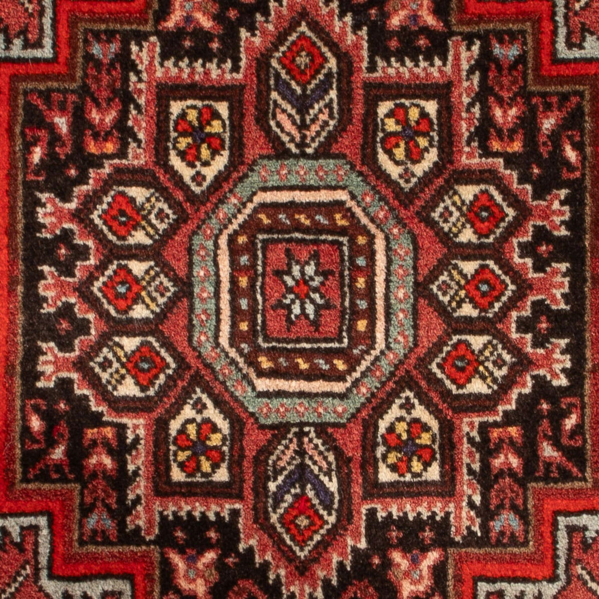 Tapis persan - Nomadic - 78 x 54 cm - rouge