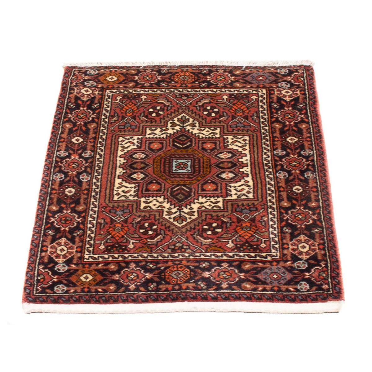 Tapis persan - Nomadic - 86 x 56 cm - rouge