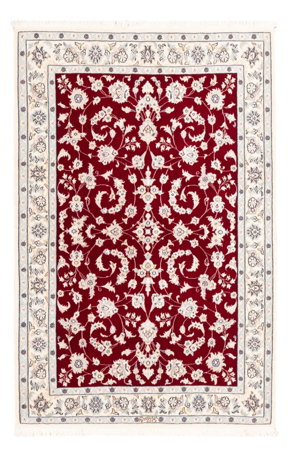 Tapis persan - Nain - Premium - 156 x 107 cm - rouge