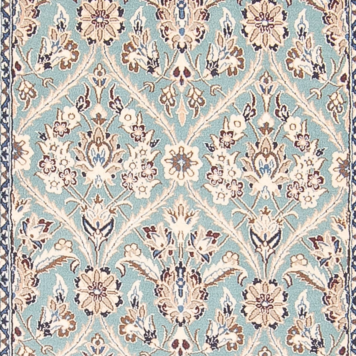Tapis de couloir Tapis persan - Nain - Premium - 375 x 75 cm - beige