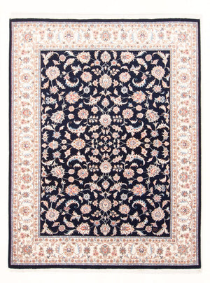 Tapis persan - Tabriz - Royal - 203 x 147 cm - bleu foncé