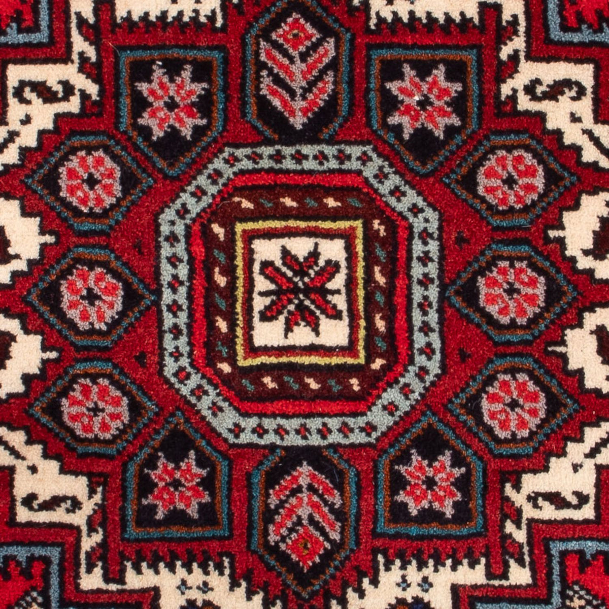 Tapis persan - Nomadic - 96 x 59 cm - rouge
