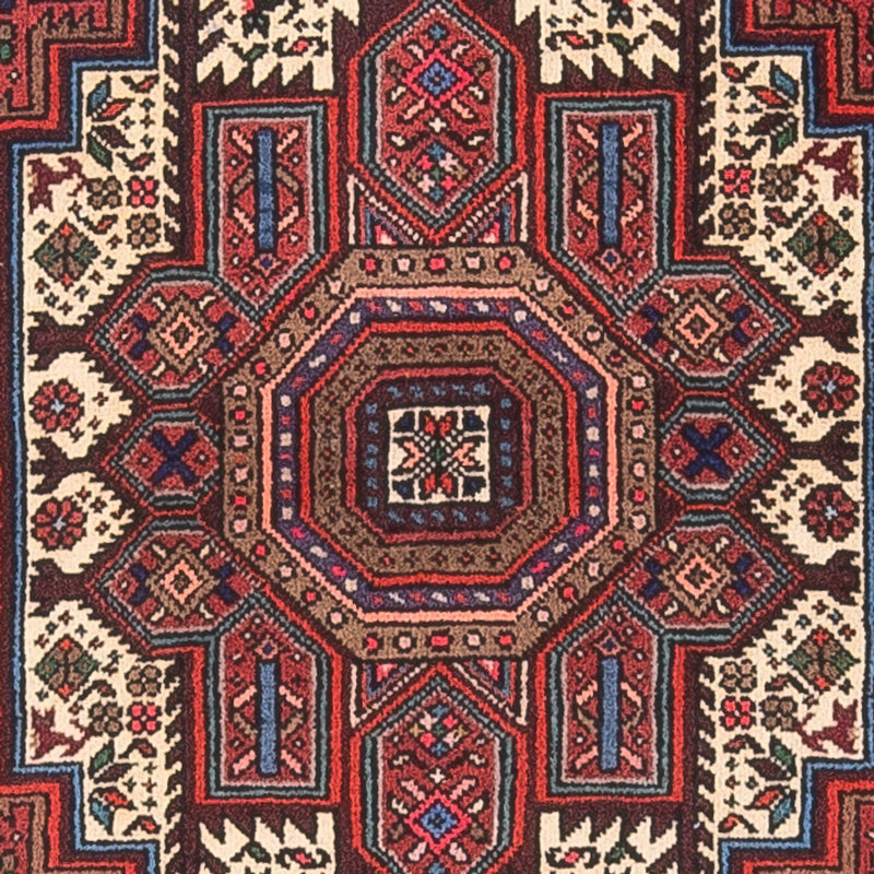 Tapis persan - Nomadic - 133 x 74 cm - rouille