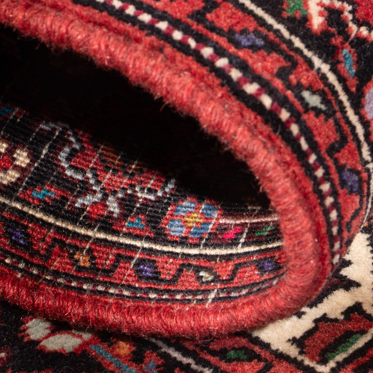 Tapis persan - Nomadic - 133 x 74 cm - rouille