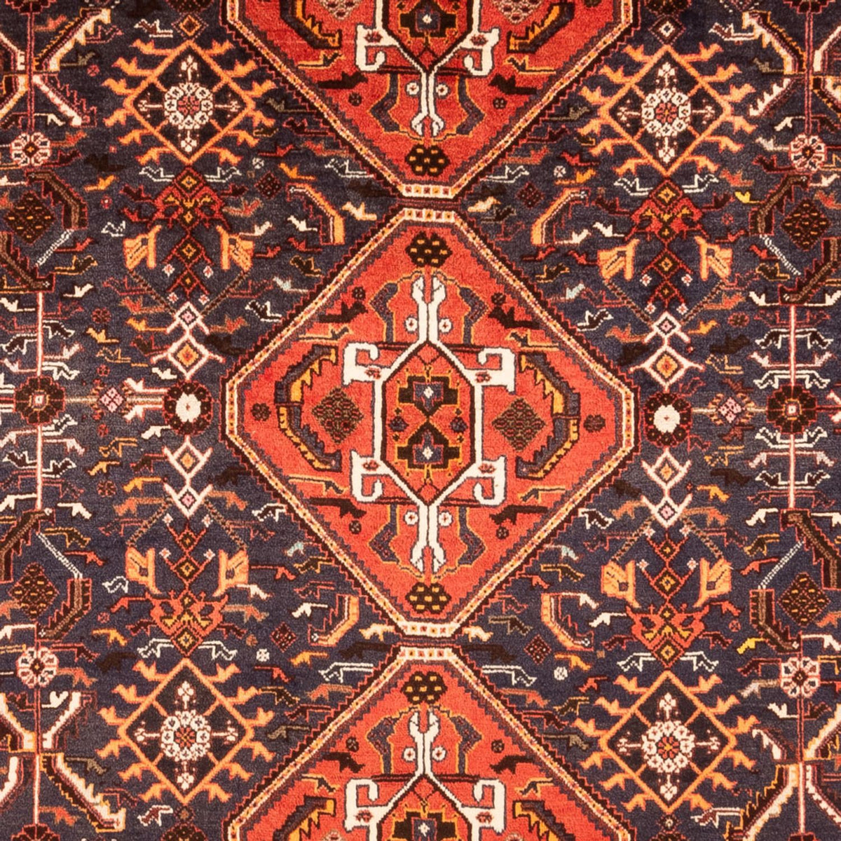 Tapis persan - Nomadic - 305 x 188 cm - rouge foncé