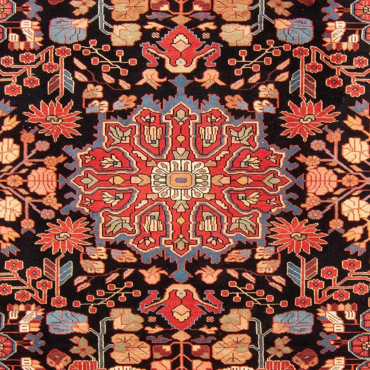 Tapis persan - Nomadic - 285 x 203 cm - bleu foncé