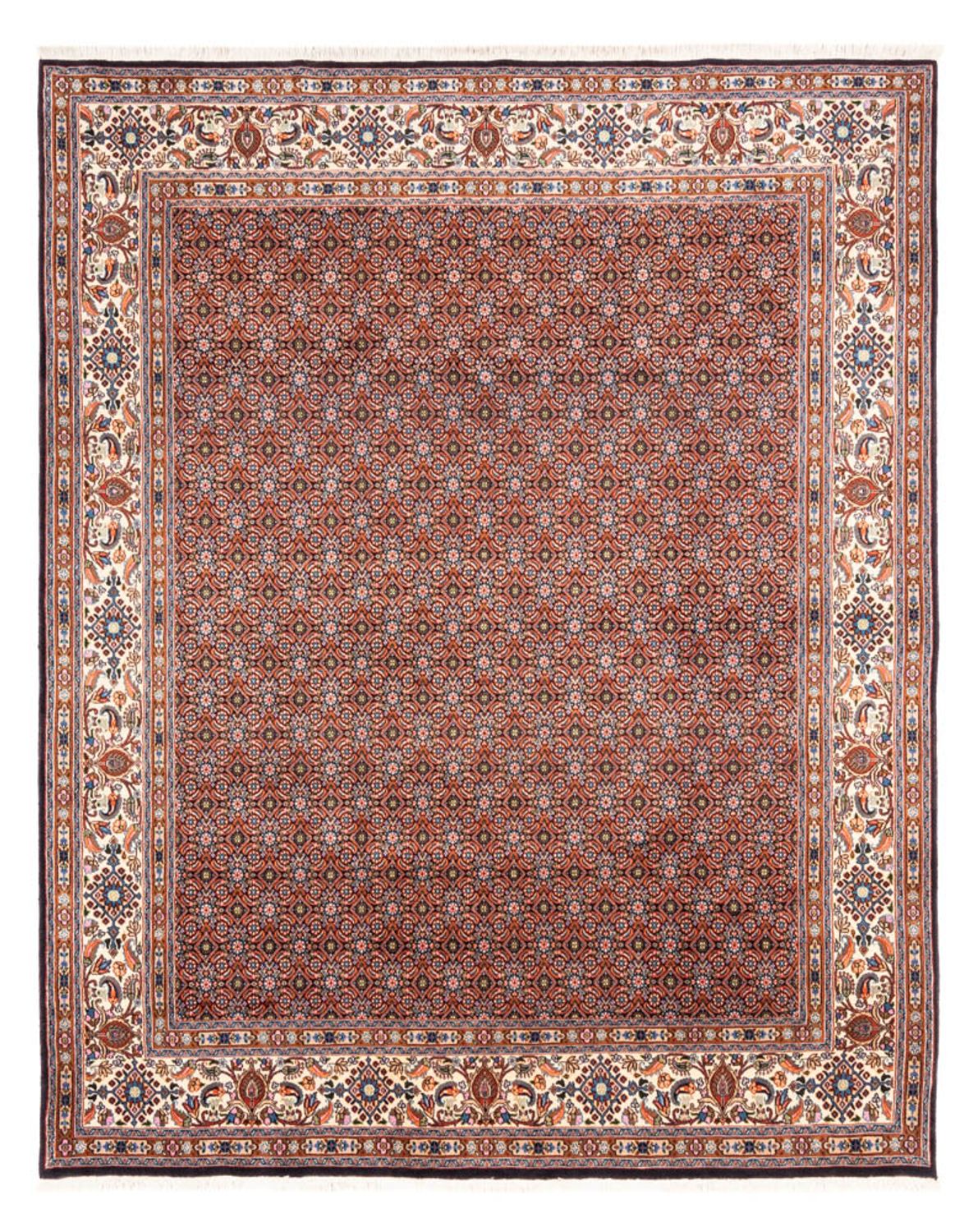 Tapis persan - Classique - 240 x 194 cm - rouge foncé