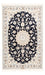 Tapis persan - Nain - Premium - 154 x 104 cm - bleu foncé